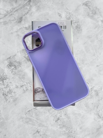 گارد پشت مات لنز متال IPHONE 14 Plus - بنفش