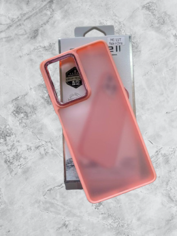 گارد پشت مات لنز متال XIAOMI Mi 11T/Mi 11T Pro - صورتی
