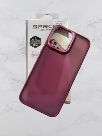 گارد پشت مات لنز متال IPHONE 14 Pro Max - زرشکی