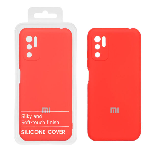 قاب سیلیکونی مدل Xiaomi Poco M3 Pro / Redmi Note 10 5G / Redmi Note 11 SE - قرمز